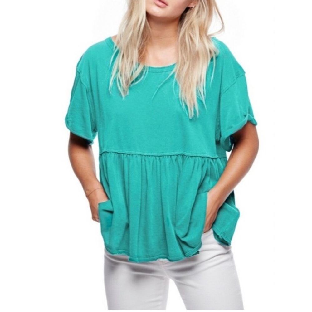 Free People Odyssey Tee X-SMALL